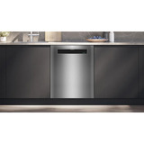 Siemens SN15ES06CS iQ500 , Spülmaschine edelstahl (gebürstet)/schwarz, 60 cm, Home Connect