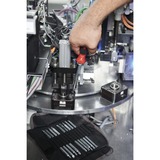 Wiha Schraubendreher mit Wechselklingen-Set SYSTEM 6 schwarz/rot, 9-teilig, mit Rolltasche