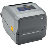 Zebra ZD621t, Etikettendrucker grau/anthrazit, Thermotransferdruck, 203 dpi, USB, RS232, LAN, Bluetooth (BLE), Display, RTC