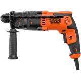 BLACK+DECKER Bohrhammer BEHS01K-QS schwarz/orange, 650 Watt, Koffer