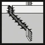 Bosch PRO Stichsägeblatt Multi Material thick and thin T345XF, 132mm schwarz, 25 Stück