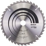 Bosch PRO Wood Kreissägeblatt, Ø 254mm, 40Z Bohrung 30mm, für Kapp- & Gehrungssägen