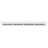 Digitus CAT 6A, Klasse EA High Density Patchpanel, 24 Port grau, 0,5 HE