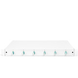 Digitus LWL Spleißbox, 1HE, bestückt, 6x LC DX, OM3 