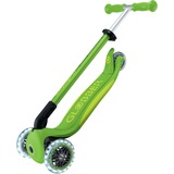 GLOBBER Primo Foldable Plus Lights, Scooter grün/limette