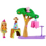 Mattel Barbie und Chelsea "Dschungelabenteuer" Pinataspaß-Spielset, Puppe