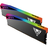 Patriot DIMM 16 GB DDR5-6000 (2x 8 GB) Dual-Kit, Arbeitsspeicher schwarz, VEUR516G6036K, VIPER Elite 5 Ultra RGB, INTEL XMP, AMD EXPO