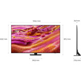 SAMSUNG 65" Neo QLED QN92F (GQ65QN92FATXZG), QLED-Fernseher 163 cm (65 Zoll), schwarz, UltraHD/4K, Neo-QLED, Mini-LED, PVR, Triple-Twin-Tuner, 120Hz Panel