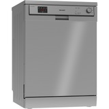 SHARP QW-HX12S47ES-DE, Spülmaschine silber, 60 cm, ohne Frontblende (Abbildung)