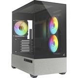 Sharkoon MK7 ARGB , Tower-Gehäuse schwarz, Tempered Glass x 2