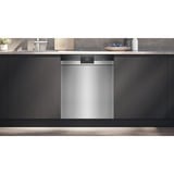 Siemens SN43ES02AE IQ300, Spülmaschine edelstahl (gebürstet)/schwarz, 60 cm, Home Connect