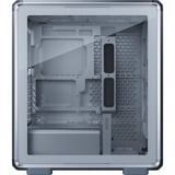 Cooler Master Masterframe 500 Mesh , Tower-Gehäuse silber, Tempered Glass