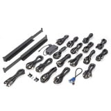 Digitus Modulare HD LCD KVM Konsole mit 17" TFT 16 Port HDMI, KVM-Switch schwarz, deutsches Tastaturlayout, 16 Port HDMI KVM-Switch, Touchpad