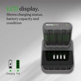 GP Batteries USB Akkuladegerät RECYKO PRO P461, 4 Ladeslots, inkl. Docking Station D461 grau, inkl. 4x GP RECYKO PRO Akkus AA 2.000mAh