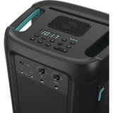 Hisense Party Rocker One Plus, Lautsprecher schwarz, IPX4-Wasserdichtigkeit, Karaoke Mode, UKW -Radio