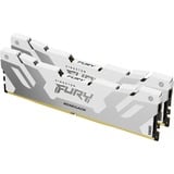 Kingston FURY DIMM 32 GB DDR5-7600 (2x 16 GB) Dual-Kit, Arbeitsspeicher weiß, KF576C38RWK2-32, Renegade XMP, INTEL XMP