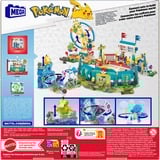Mattel MEGA Pokémon Wasserabenteuer, Konstruktionsspielzeug mit 3 Actionfiguren, 319 Teile