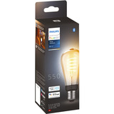 Philips Hue Hue White Ambiance Filament Lampe E27 Edison ST64 550, LED-Lampe 