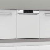 SHARP QW-NA1CU47DW-DE  , Spülmaschine weiß/edelstahl, 60 cm