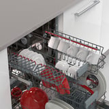 SHARP QW-NA1CU47DW-DE  , Spülmaschine weiß/edelstahl, 60 cm