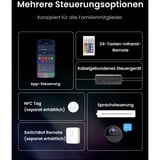 SwitchBot Floor Lamp smarte Stehlampe, LED-Lampe schwarz