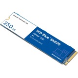 WD Blue SN570 250 GB, SSD blau/weiß, PCIe 3.0 x4, NVMe, M.2 2280