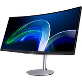 Acer CB382CURbemiiphuzx, LED-Monitor 95.3 cm (37.5 Zoll), schwarz/silber, QHD+, IPS, HDMI, DisplayPort, USB, USB-C, LAN, Pivot