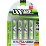 Ansmann 1300mAh, Akku 4x AA (Mignon)