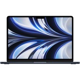 Apple MacBook Air 34,5 cm (13,6") 2022, Notebook schwarz, M2, 10-Core GPU, macOS Ventura, Deutsch, 512 GB SSD