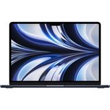 Apple MacBook Air 34,5 cm (13,6") 2022, Notebook schwarz, M2, 10-Core GPU, macOS, Deutsch, 34.5 cm (13.6 Zoll), 512 GB SSD