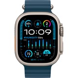 Apple Watch Ultra 2, Smartwatch dunkelblau, 49 mm, Ocean Armband, Titangehäuse, Cellular