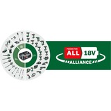 Bosch Akku-Schlagbohrschrauber EasyImpact 18V-40 grün/schwarz, Li-Ionen Akku 2,0Ah, Koffer, POWER FOR ALL ALLIANCE