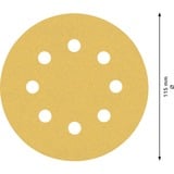 Bosch Expert C470 Schleifblatt, Ø 115mm, K120 5 Stück, für Exzenterschleifer