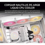 Corsair NAUTILUS 240 RS ARGB Generalüberholt, Wasserkühlung weiß