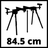 EINHELL MSS 1610 4310615, Untergestell aluminium/rot