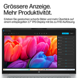 HP Omnibook 3 17-dp0058ng, Notebook silber, AMD Ryzen 5 40, AMD Radeon 610M, 16 GB LPDDR5, 512 GB (512 GB SSD), ohne Betriebssystem