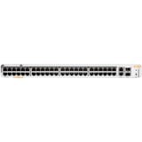 Hewlett Packard Enterprise Networking Instant On Switch 40 Anschlüsse Gigabit CL4 8 Anschlüsse Gigabit CL6 PoE 2 Anschlüsse 10GBT 2 Anschlüsse SFP+ 600 W 1960 600W PoE