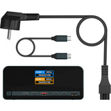 ICY BOX IB-DK2300-CH, Dockingstation anthrazit, mit LCD-Display