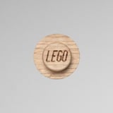 Room Copenhagen LEGO 1x1 Garderobe, 3er-Set 40160900, Wandhalterung eiche, hell