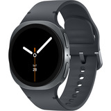 SAMSUNG Galaxy Watch8, Smartwatch dunkelgrau, 40 mm, Sport Band S/M
