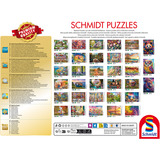 Schmidt Spiele Eulen und Blumen, Puzzle 1000 Teile