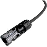  Solar Verlängerungskabel 6mm², Stecker - Buchse 0,5 Meter, 0% schwarz, 0% MWST