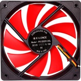 Xilence Performance C Series 120x120x25, Gehäuselüfter schwarz/rot, 120 mm