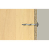 fischer Spanplattenschraube PowerFast II 3,5x20 Halbrundkopf TX 200 Stück, mit Vollgewinde, Edelstahl A2