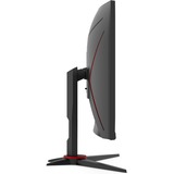 AOC C24G2AE/BK, Gaming-Monitor 60 cm (24 Zoll), schwarz/rot, FullHD, VA, AMD Free-Sync, 165Hz Panel