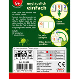 Amigo unglaublich einfach, Kartenspiel 
