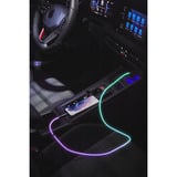Ansmann USB-A auf USB Typ-C Kabel schwarz/transparent, 1 Meter, mit LED 