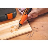 BLACK+DECKER Multifunktions-Werkzeug BCRT8IK-XJ, 7,2Volt orange/schwarz, 52-teiliges Zubehör, im Koffer