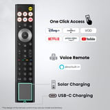 Hisense 100UR8DS RGB MiniLED, LED-Fernseher 253 cm (100 Zoll), schwarz/dunkelgrau, UltraHD/4K, Hi-View AI Engine RGB, 180Hz Panel
