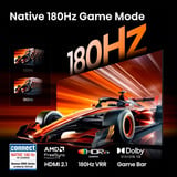 Hisense 100UR8DS RGB MiniLED, LED-Fernseher 253 cm (100 Zoll), schwarz/dunkelgrau, UltraHD/4K, Hi-View AI Engine RGB, 180Hz Panel